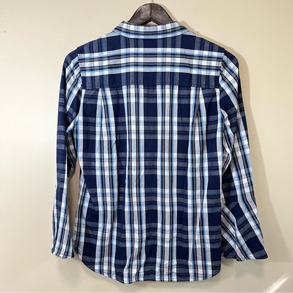 Draper James Plaid Bell Sleeve Button Up Shirt - Picture 5 of 9